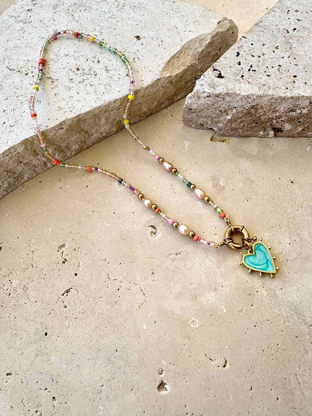 Piccolo Amore Necklace - Aqua