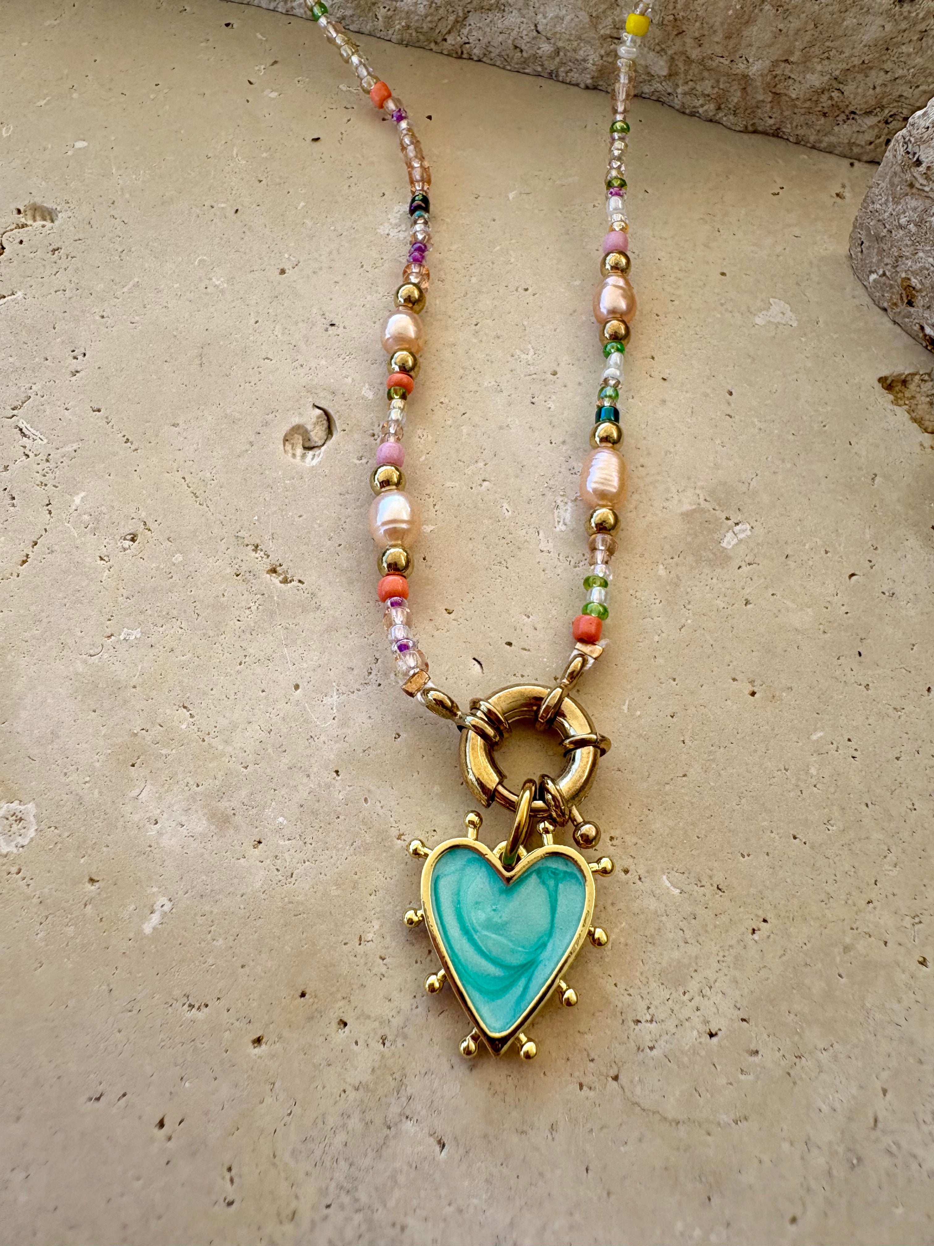 Piccolo Amore Necklace - Aqua