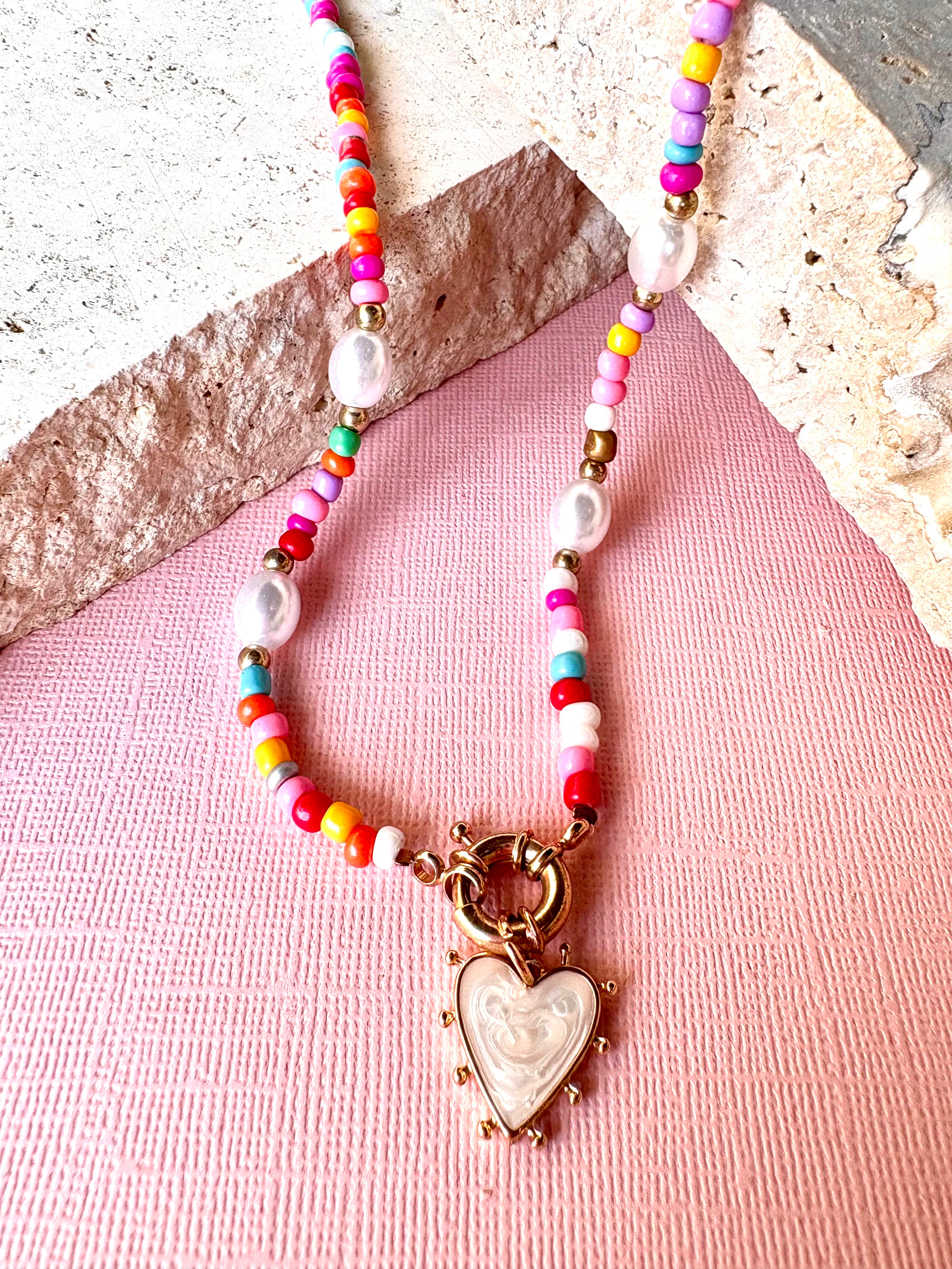 Amore Mio Necklace - Multicoloured